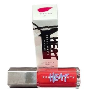 🆕Fenty Beauty Gloss Bomb Heat Universal  Lip Luminizer+Plumper HOT CHERRY